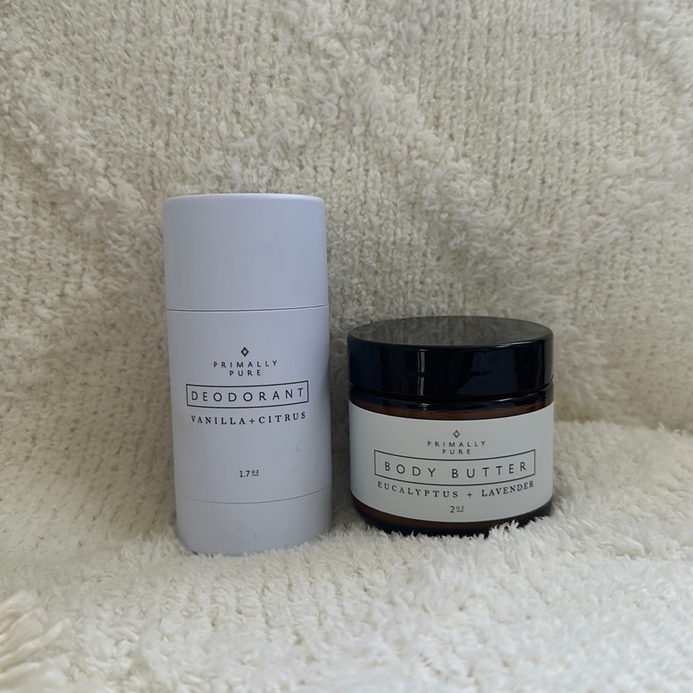 NEW Primally Pure Deodorant & Body Butter Combo